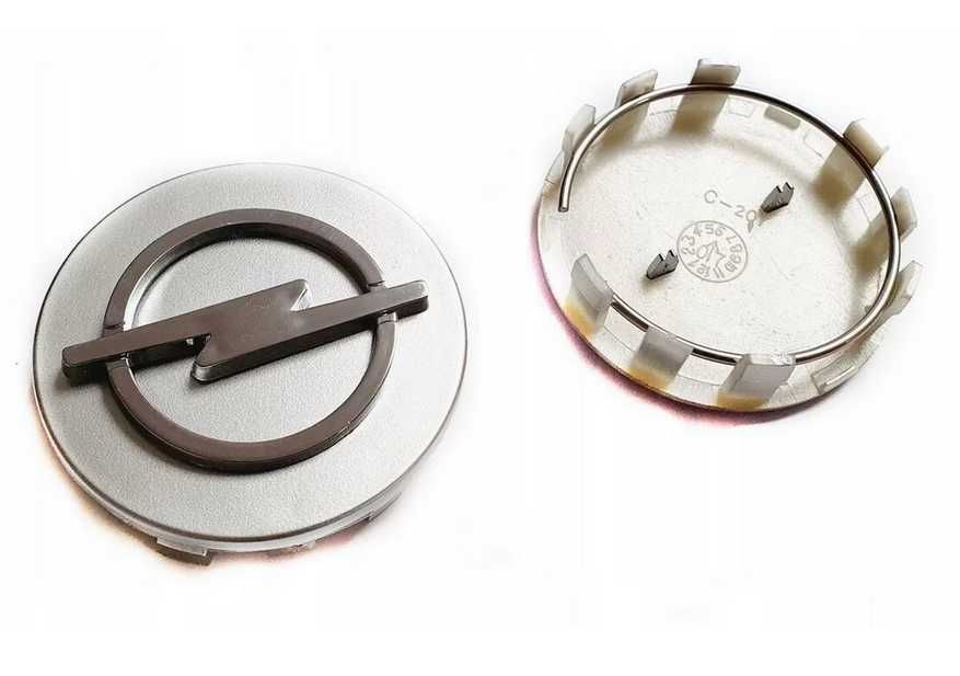 Set 4 Capace jante Opel gri/silver 59mm pentru jante aliaj Opel