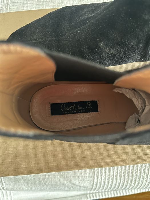 Ghetute Musette din piele intoarsa