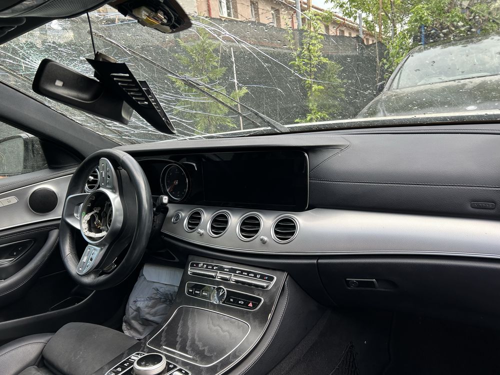 Plafon interior negru complet stâlpi, manere,parasolare Mercedes W213