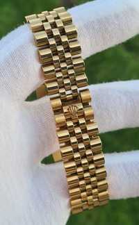 Bratara Rolex din inox inoxidabil placat cu Aur 14k