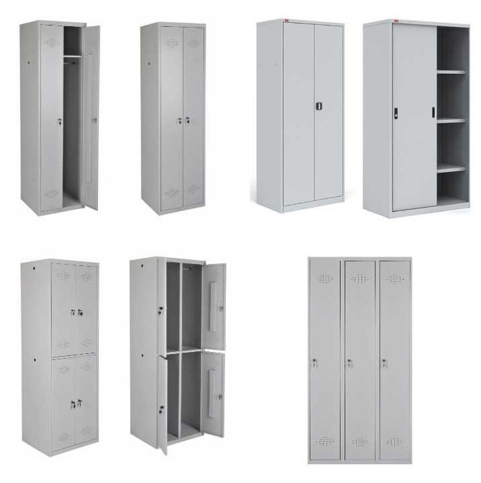 Металлические Шкафы для Раздевалки. Офисная мебель Стеллажи разборные