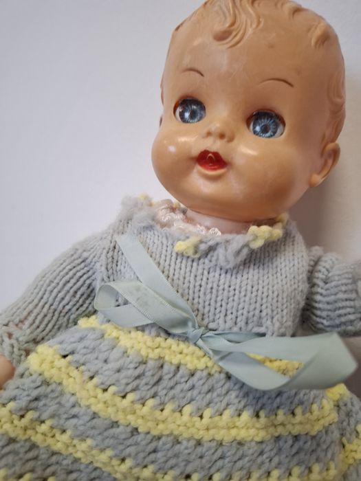 Papusa celuloid veche anii 1930-1950 Hong Kong 28 cm