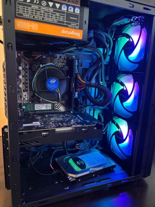 Sistem unitate PC | I5 7400| GTX 1050ti |8 GB DDR4 | SSD M2| + Monitor