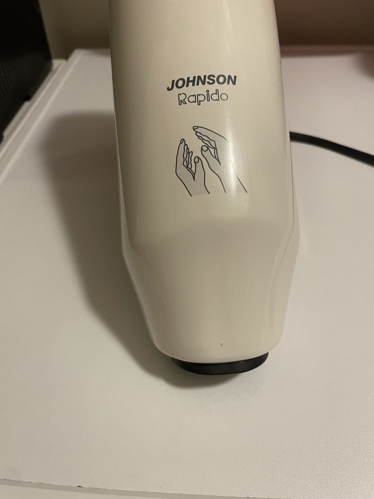 Сешоар за ръце Johnson Rapido 1500W бял