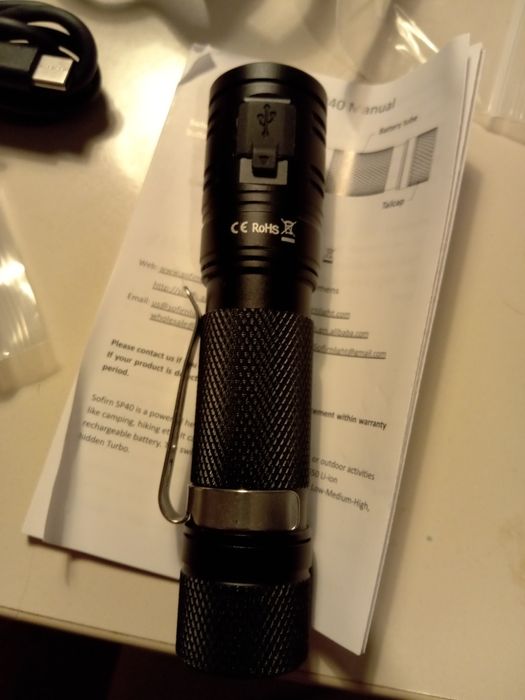 Челник Sofirn sp40 XPL LED 1200 lm 18650 магнитна капачка