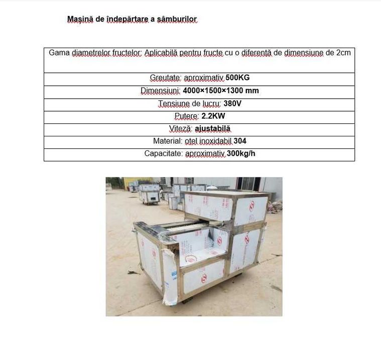 Linie de producție prune deshidratate industrială, capacitate mare