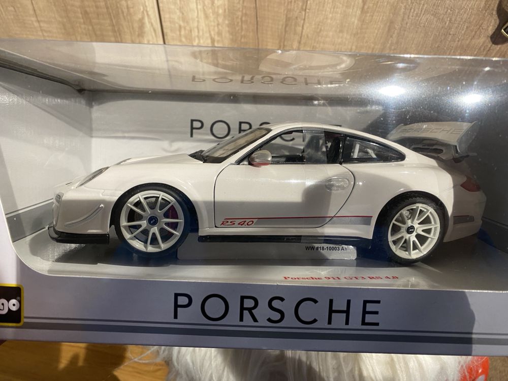 Bburago PORSCHE 911 GT3 RS machetă auto scara 1:18 metal