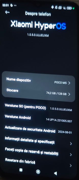 Poco M5 , folosit, stare buna.