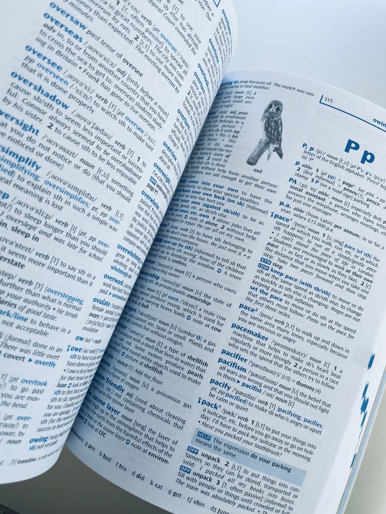 Английски Речник English Oxford Wordpower Dictionary запазен