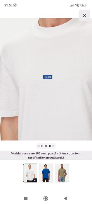 Oferta Tricouri HUGO BOSS originale 100% noi marimea L XL eticheta