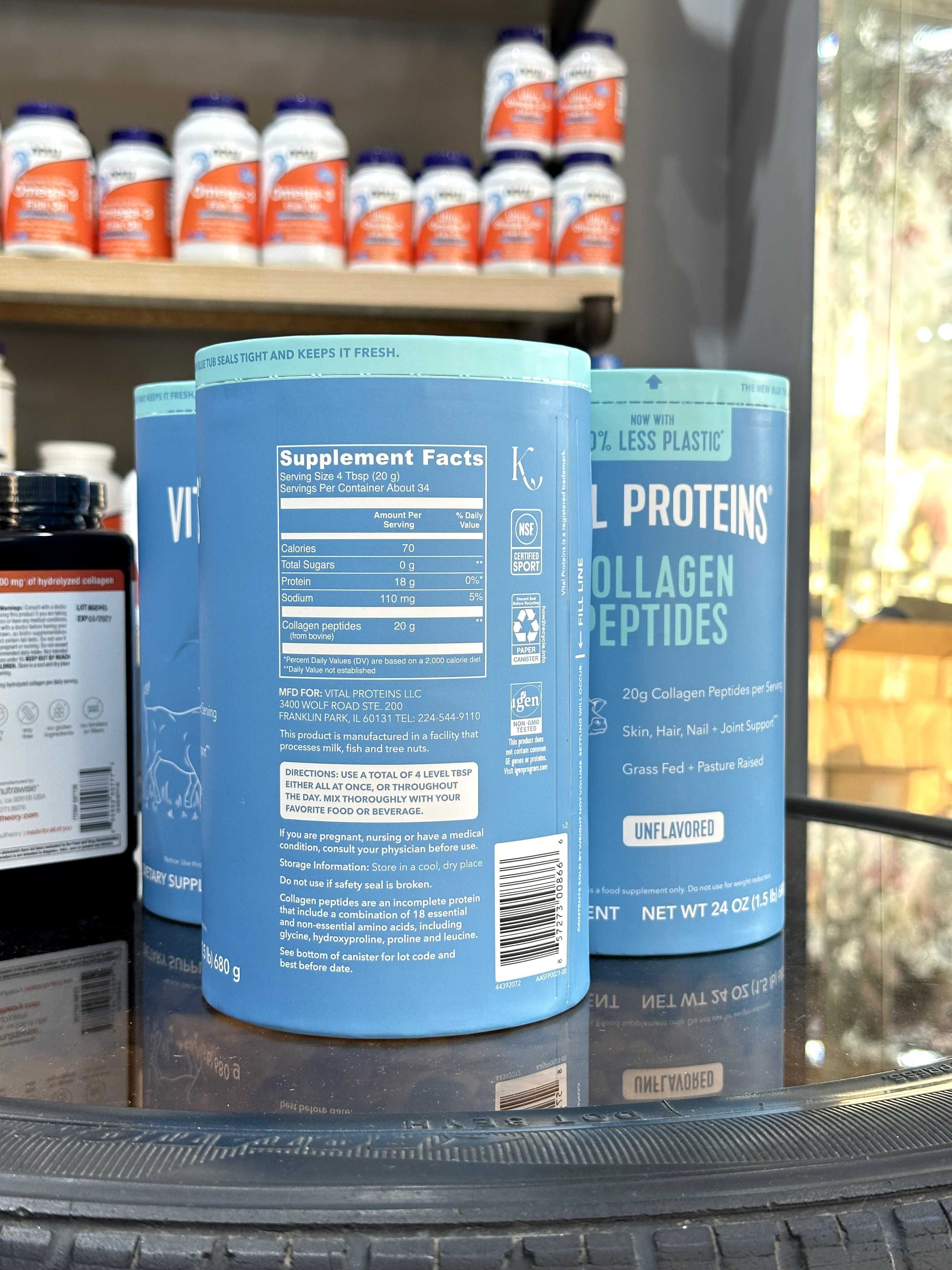 Vital Proteins Collagen Peptides 680 g – go‘zallik va sog‘liq uchun!