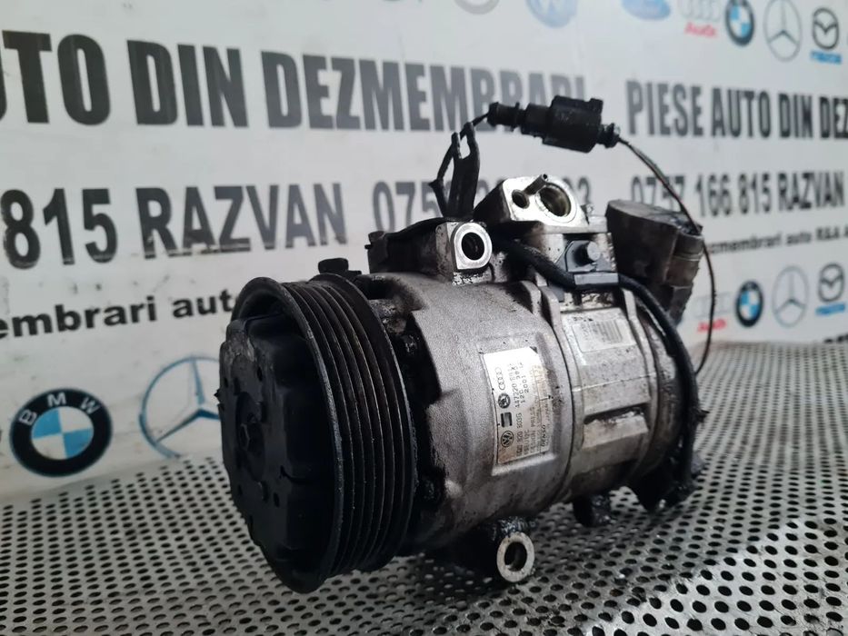 Compresor Clima Aer Conditionat AC Skoda Fabia 2 Roomster Praktik Seat Ibiza Vw Polo 6R An 2008-200