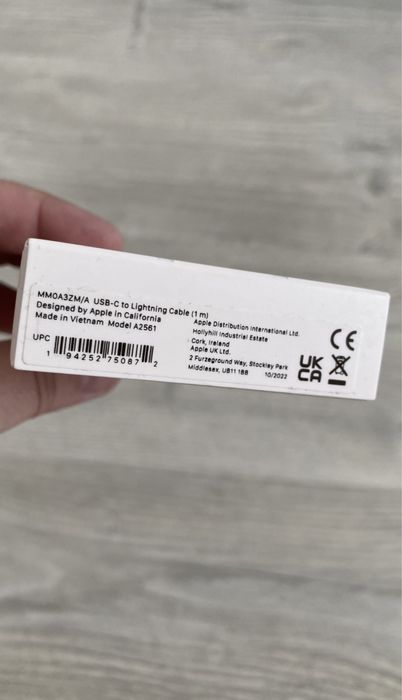 Cablu iPhone iPad Usb-C to Lightning 2m 1m Nou Sigilat Original Apple