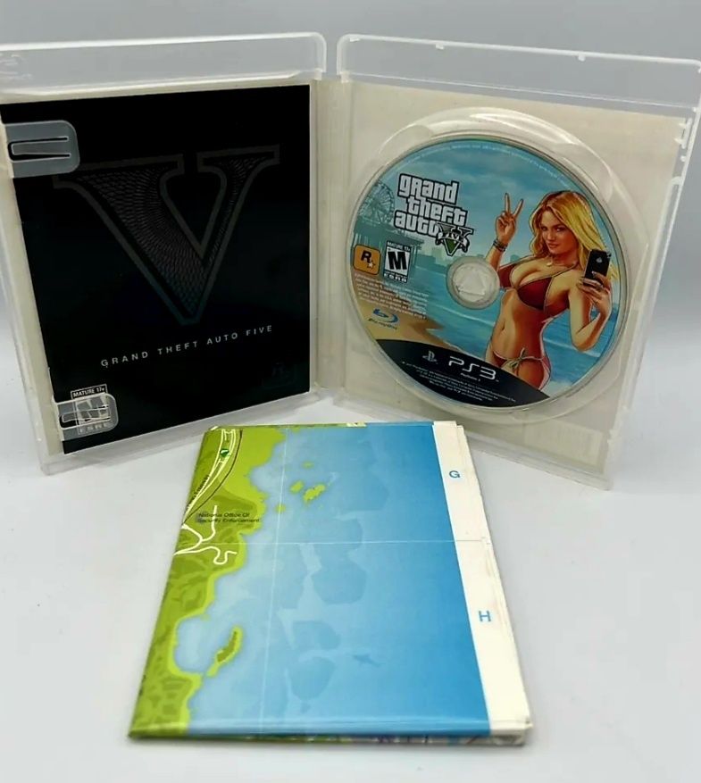 GTA 5 Steelbook Full+harta rar Playstation 3/Ps3