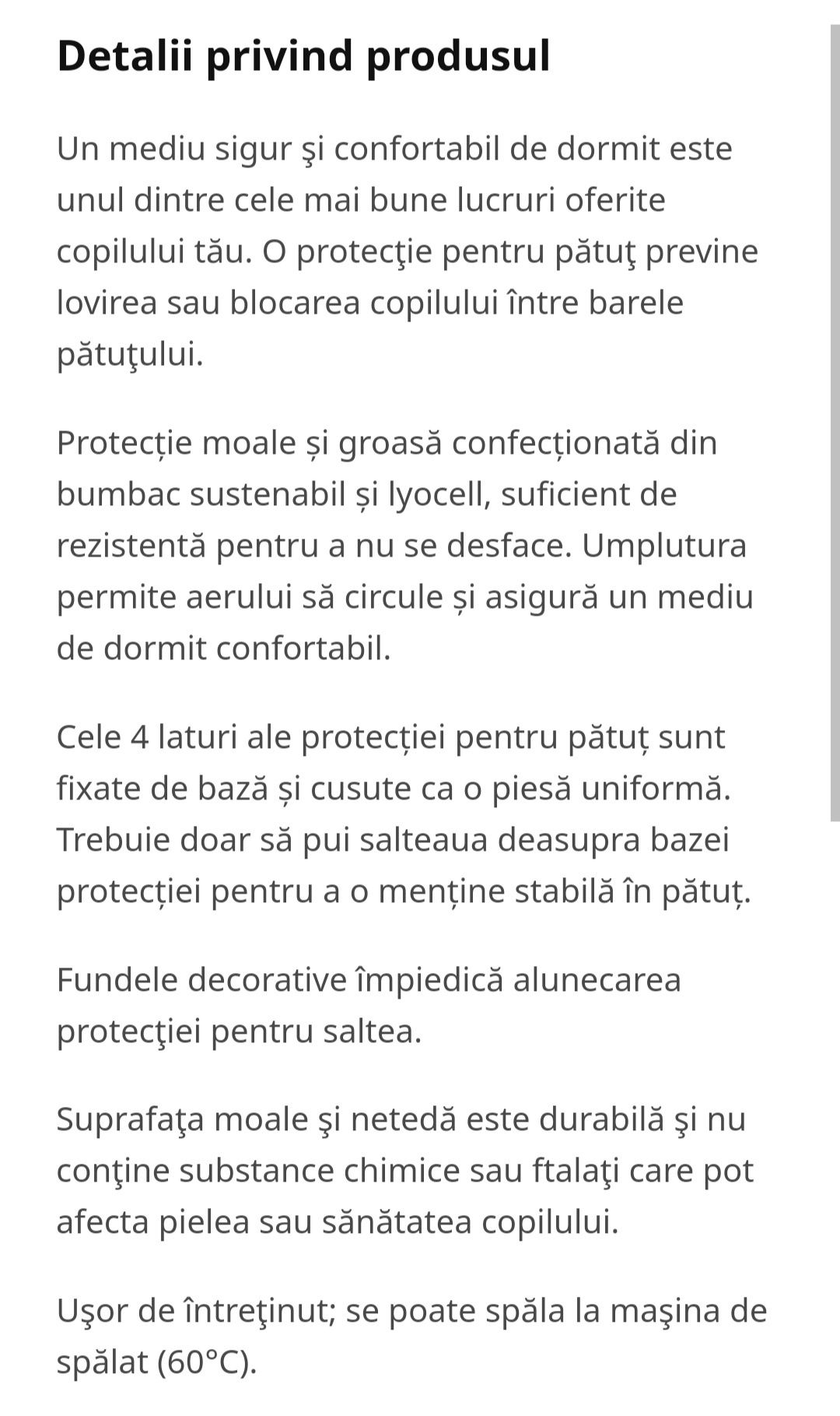LENAST protectie patut buline / alb gri
Protecţie pătuţ, buline/alb gr