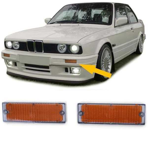 Стъкла за Мигачи БМВ Е30 BMW E30 Капаци Оранжеви Тъмни Опушени