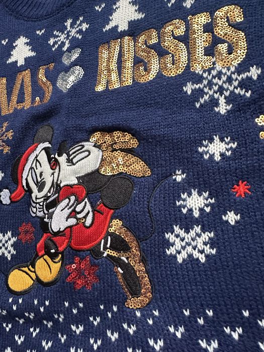 Коледен пуловер тъмносин