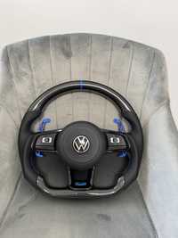 Volan Carbon VW R R line GTI Passat B6 B7 B8 CC Golf 5 6 7 Volkswagen