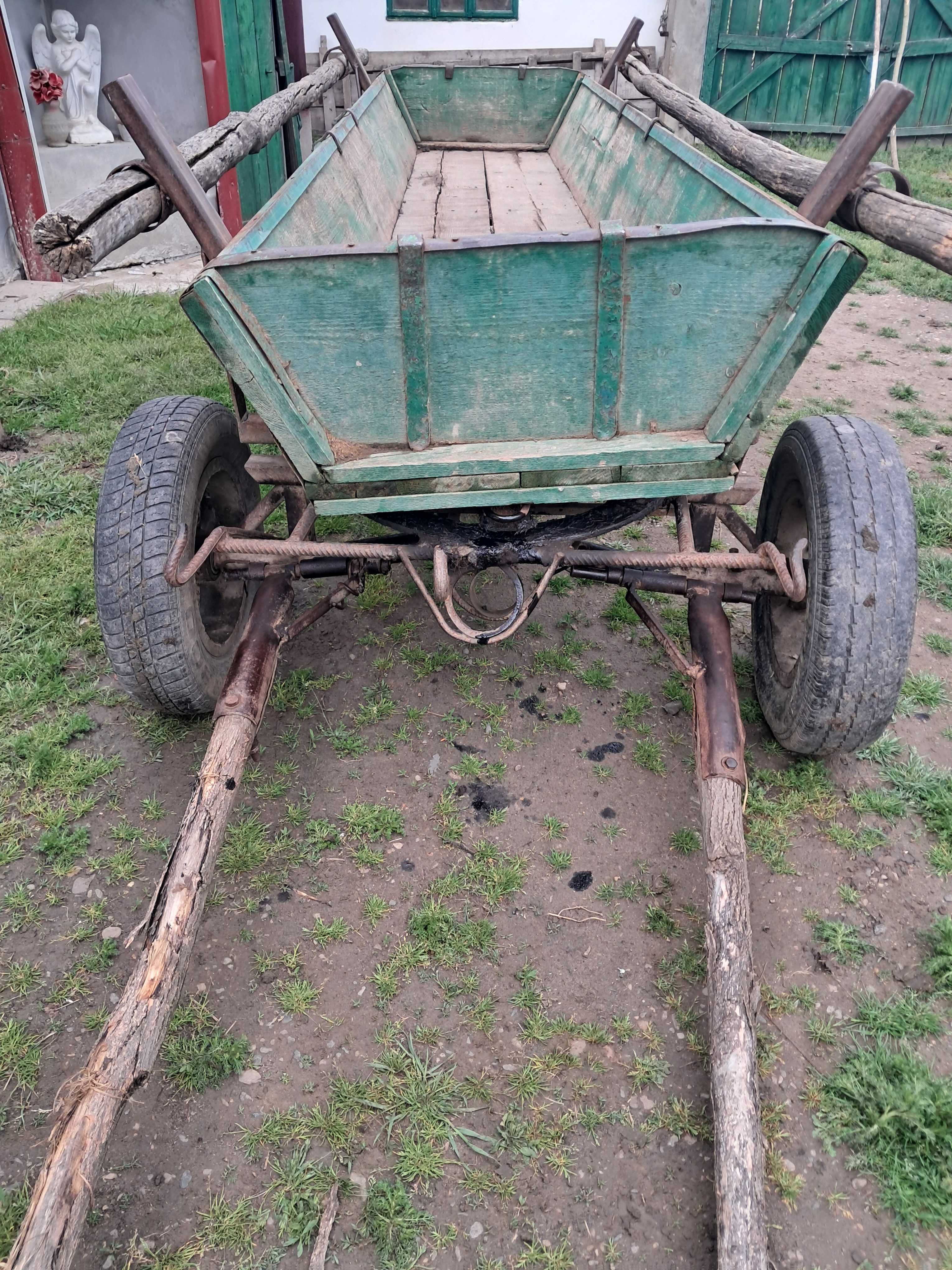 Vând  căruță adaptata cu tot cu cos