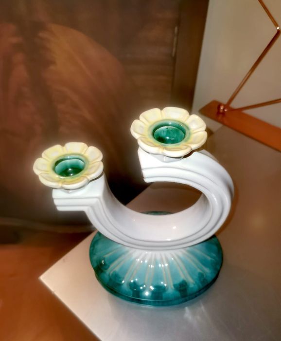 Майсен свещник порцеланов производител Мейсен Somag Meissen окл. 1920
