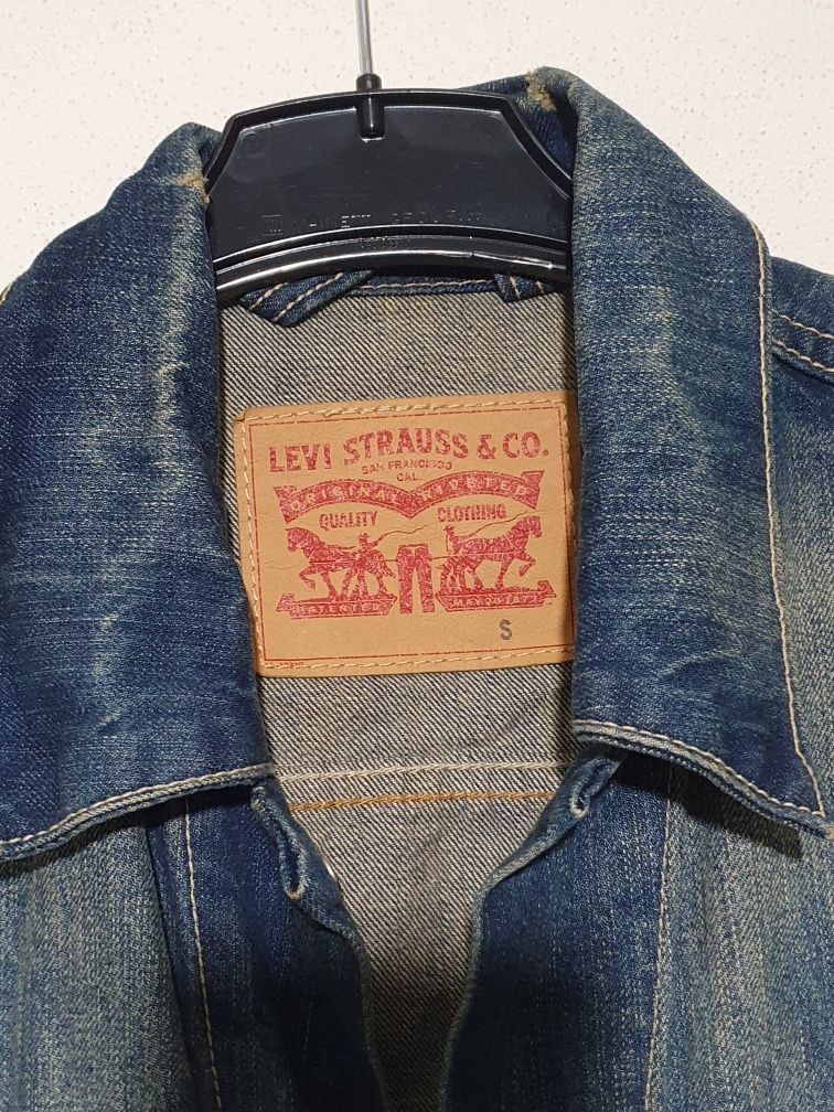 Geaca Blugi LEVIS LEVI'S Trucker Jacket ALBASTRU - Marime S