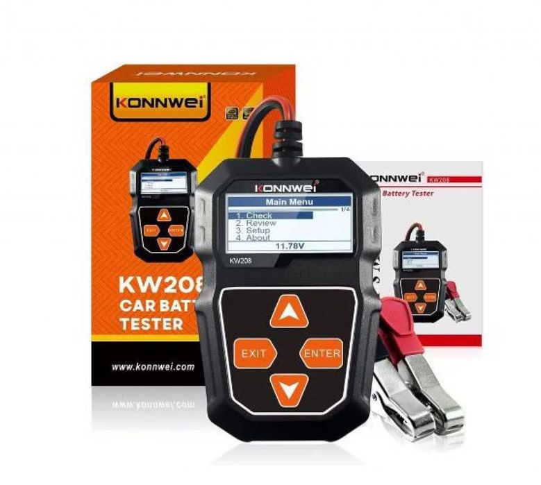 Тестер за автомобилен акумулатор KW210
