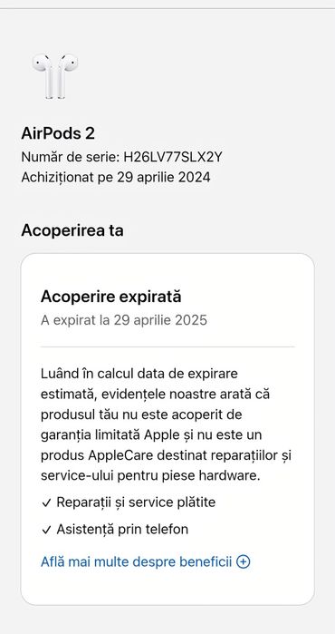 Apple MV7N2ZM/A AirPods with Charging Case (AirPods2)