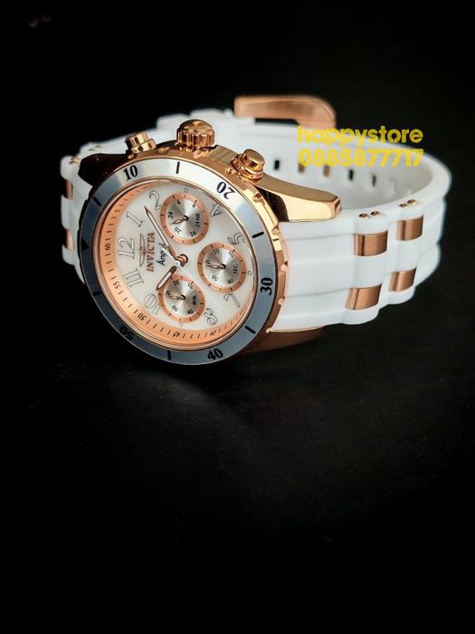 INVICTA Angel Rose gold white 40 mm, Инвикта нов дамски часовник