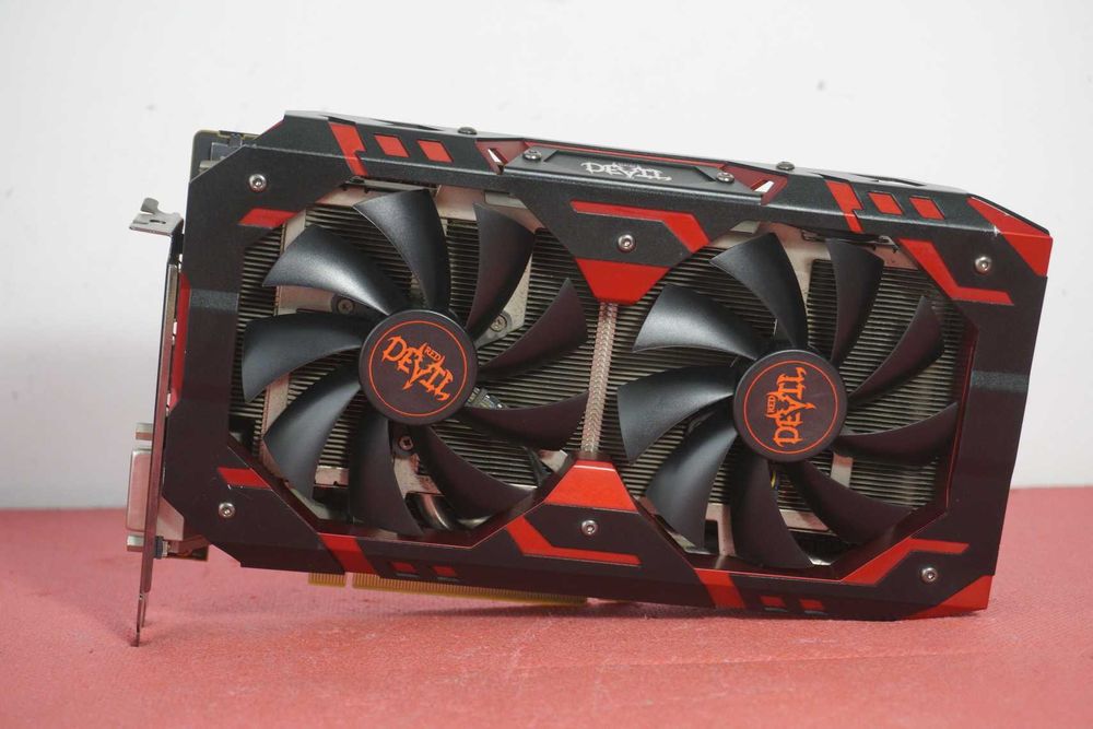 Видеокарта RX 580 8GB Red Devil Golden Sample 1425mhz core/ вкл ДДС