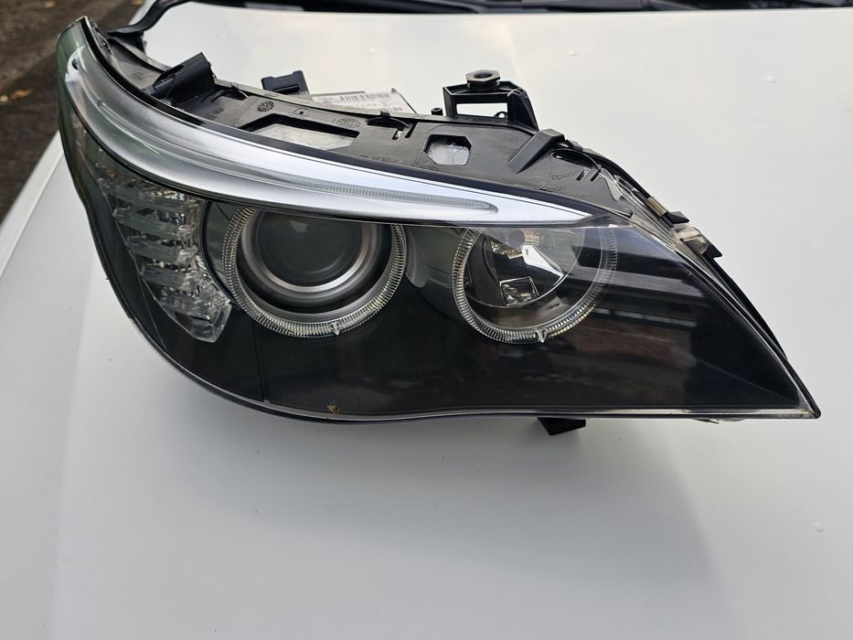 Десен фар за бмв е60 е61 фейслифт h7 обикновен facelift