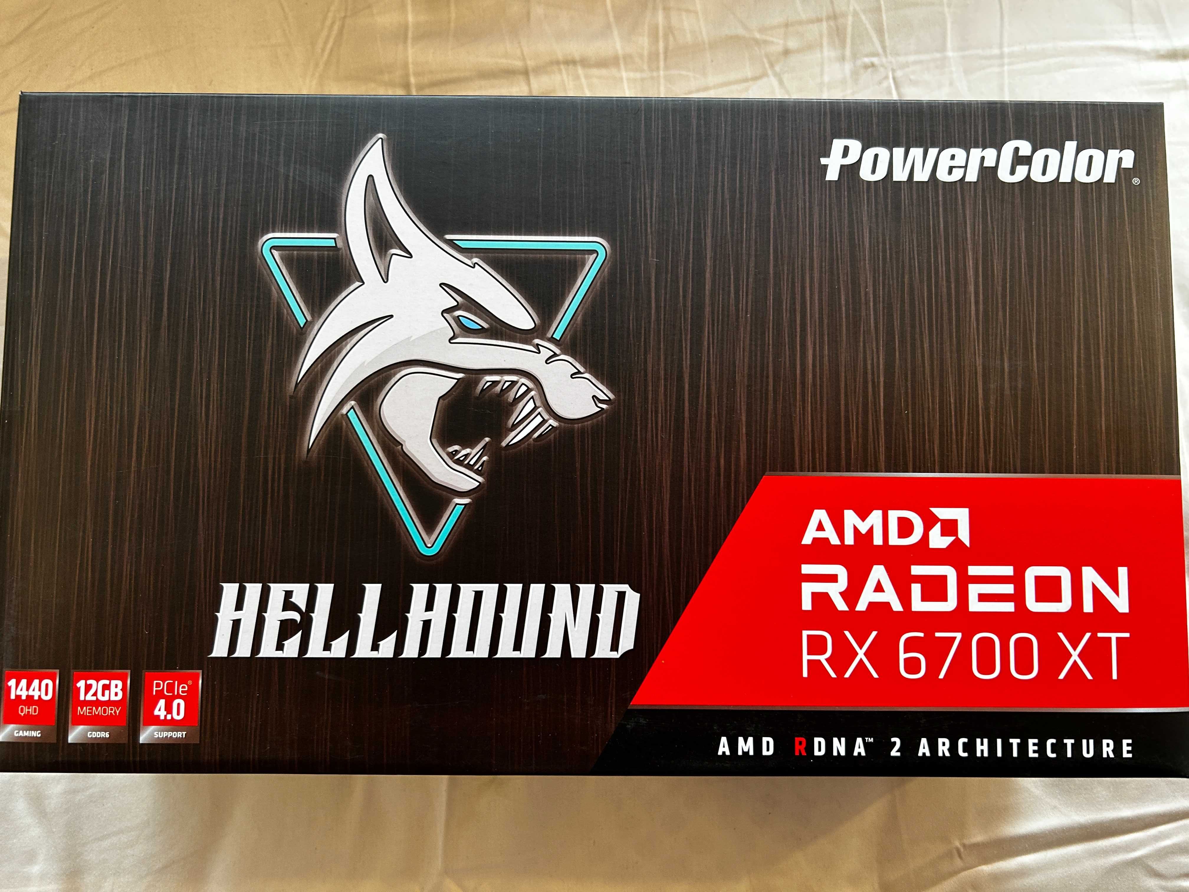 Видеокарта Power Color HeLLhounD RX 6700XT AMD Radeon 12gb GDDR6