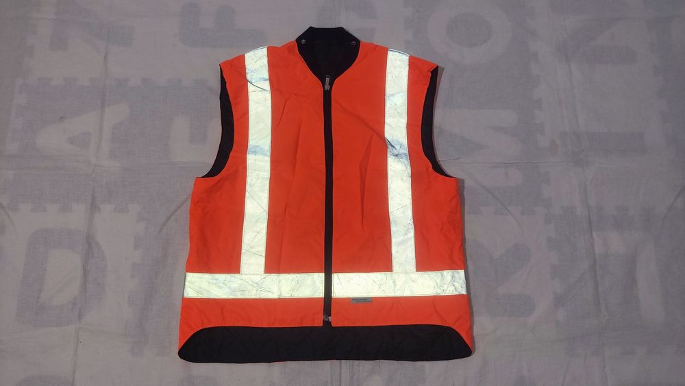 Vesta groasă căptușită reflectorizantă lucru șantier munca șofer tir