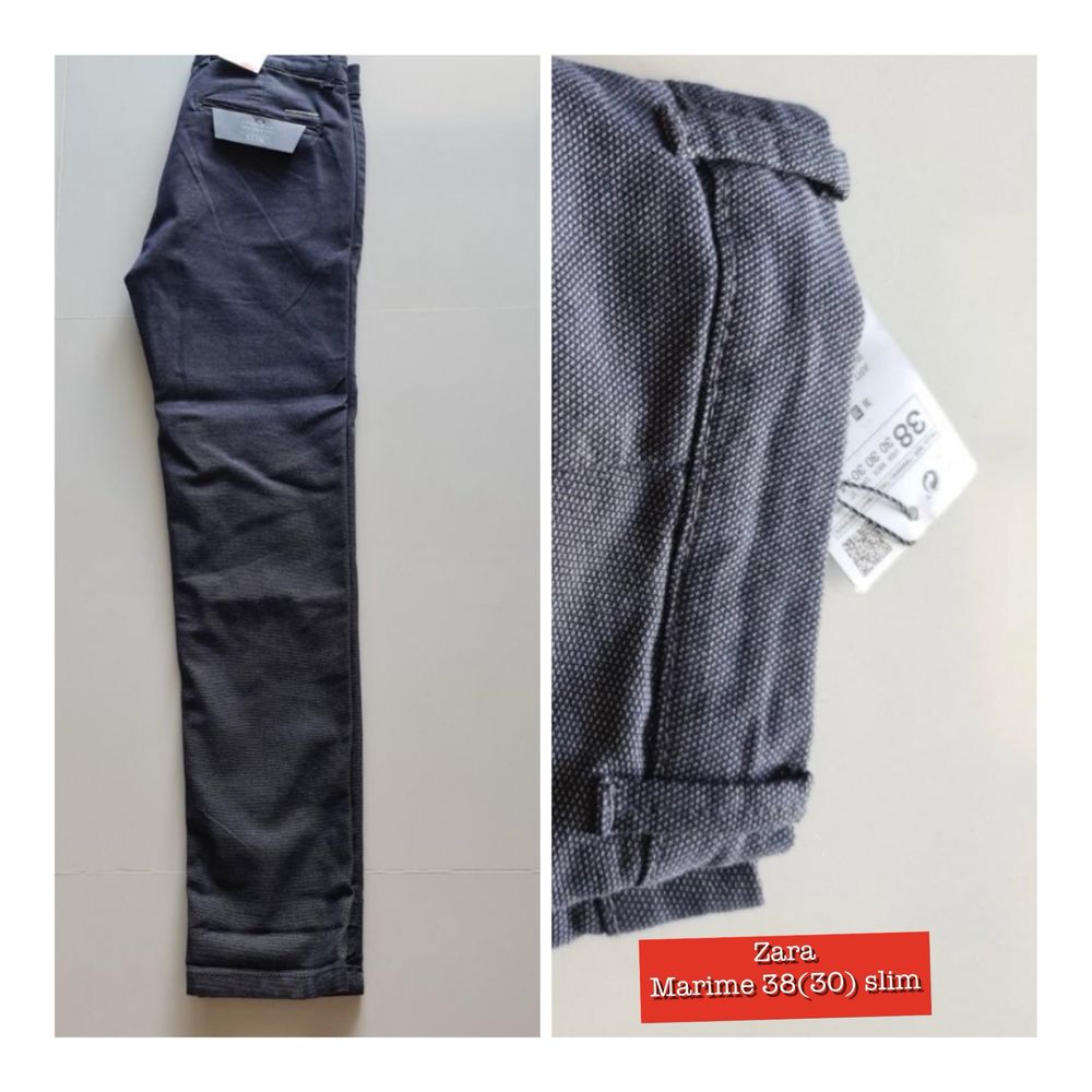 Pantaloni barbati chino Zara slim fit