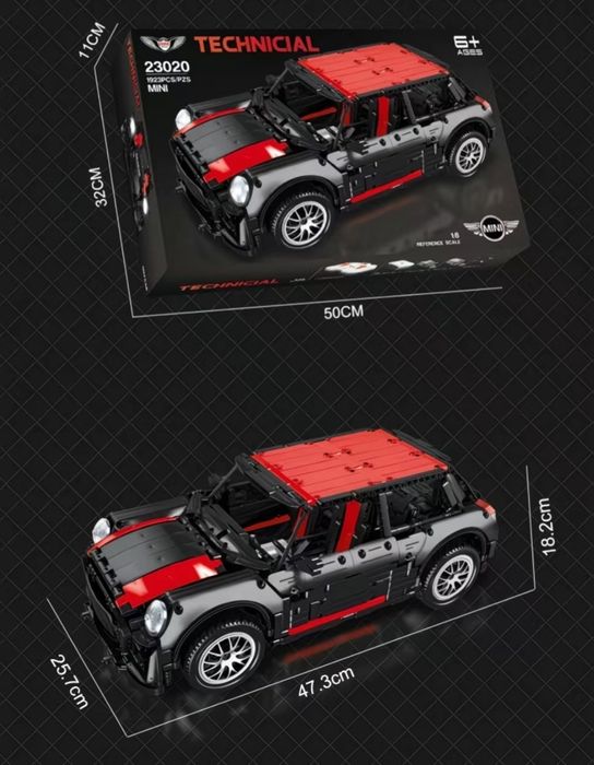 Конструктор лего машина BMW mini cooper