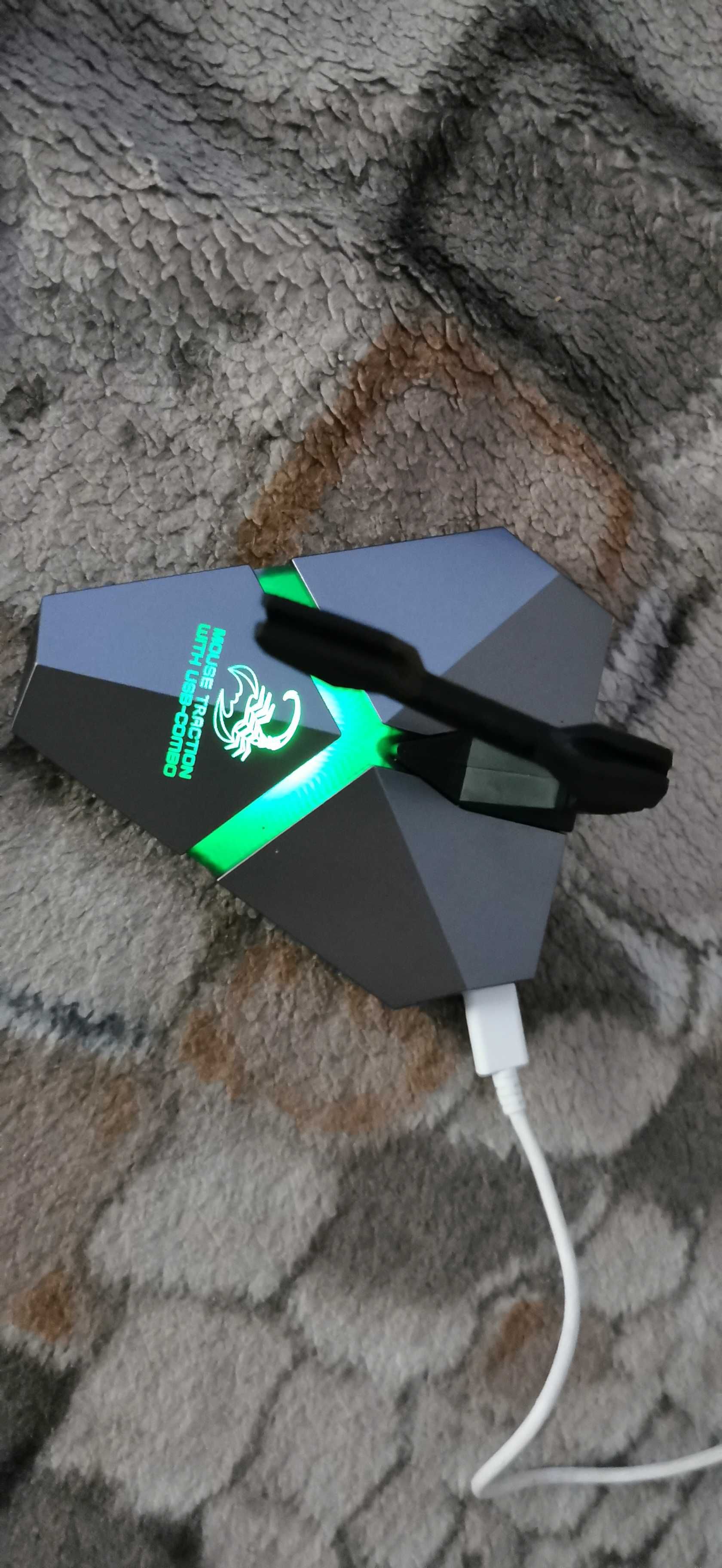 mouse traction with usb combo