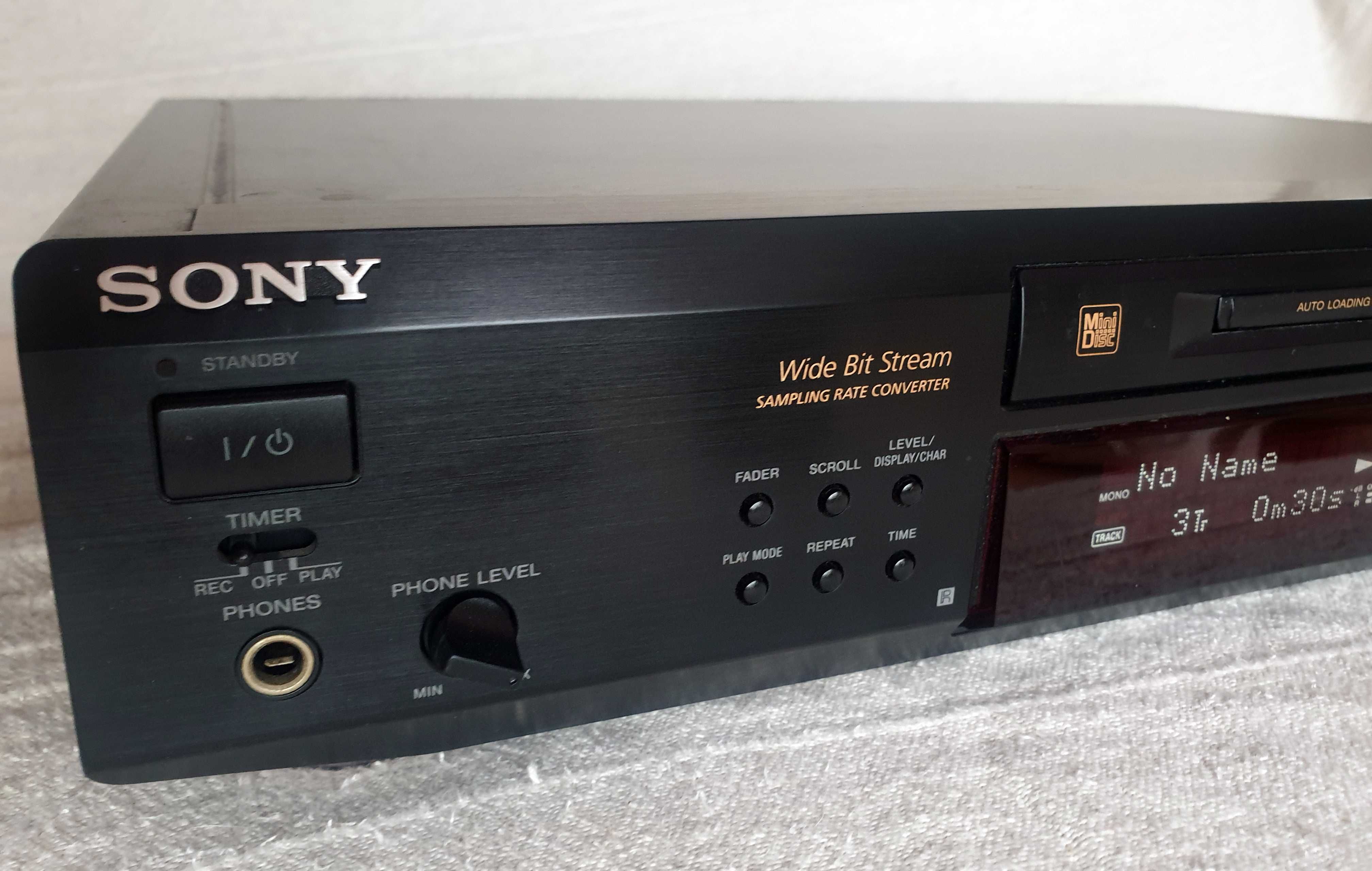 Mini disc recorder Sony MDS-JE520 cu telecomandă