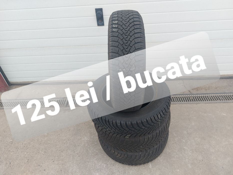 125 lei bucata! Set anvelope M+S/IARNA 185 65 15 Falken dot 2021! 7 mm