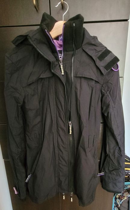 Jacheta  superdry bonus geaca neagra