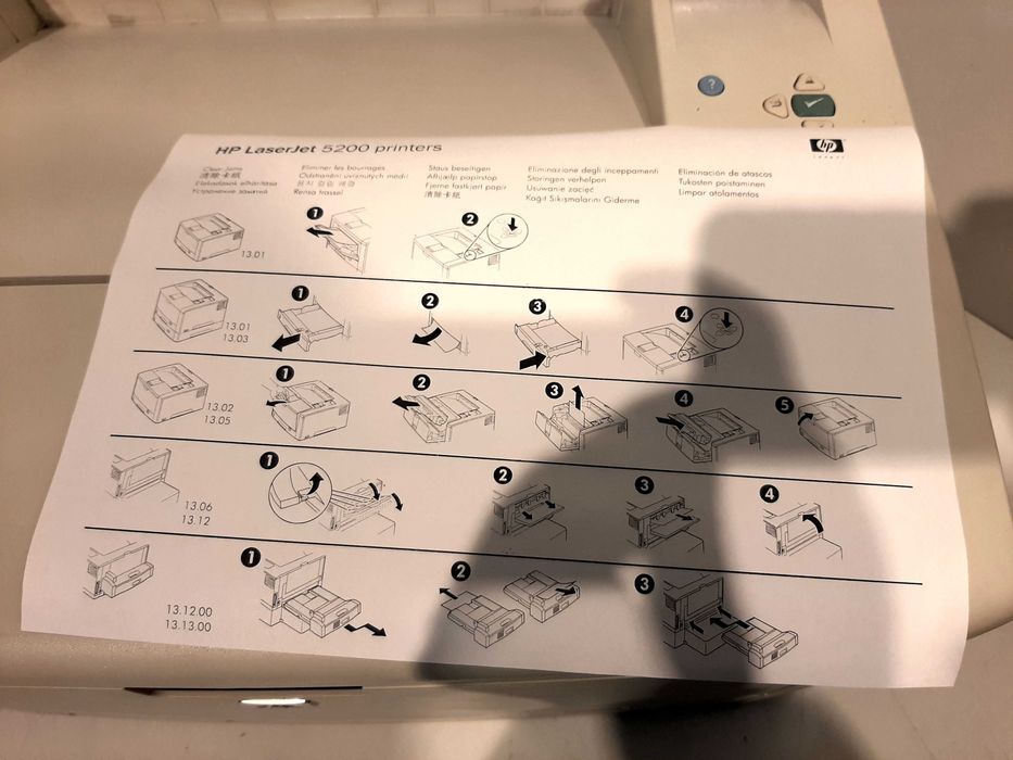 Принтер лазерный HP LaserJet 5200, ч/б, формат A3