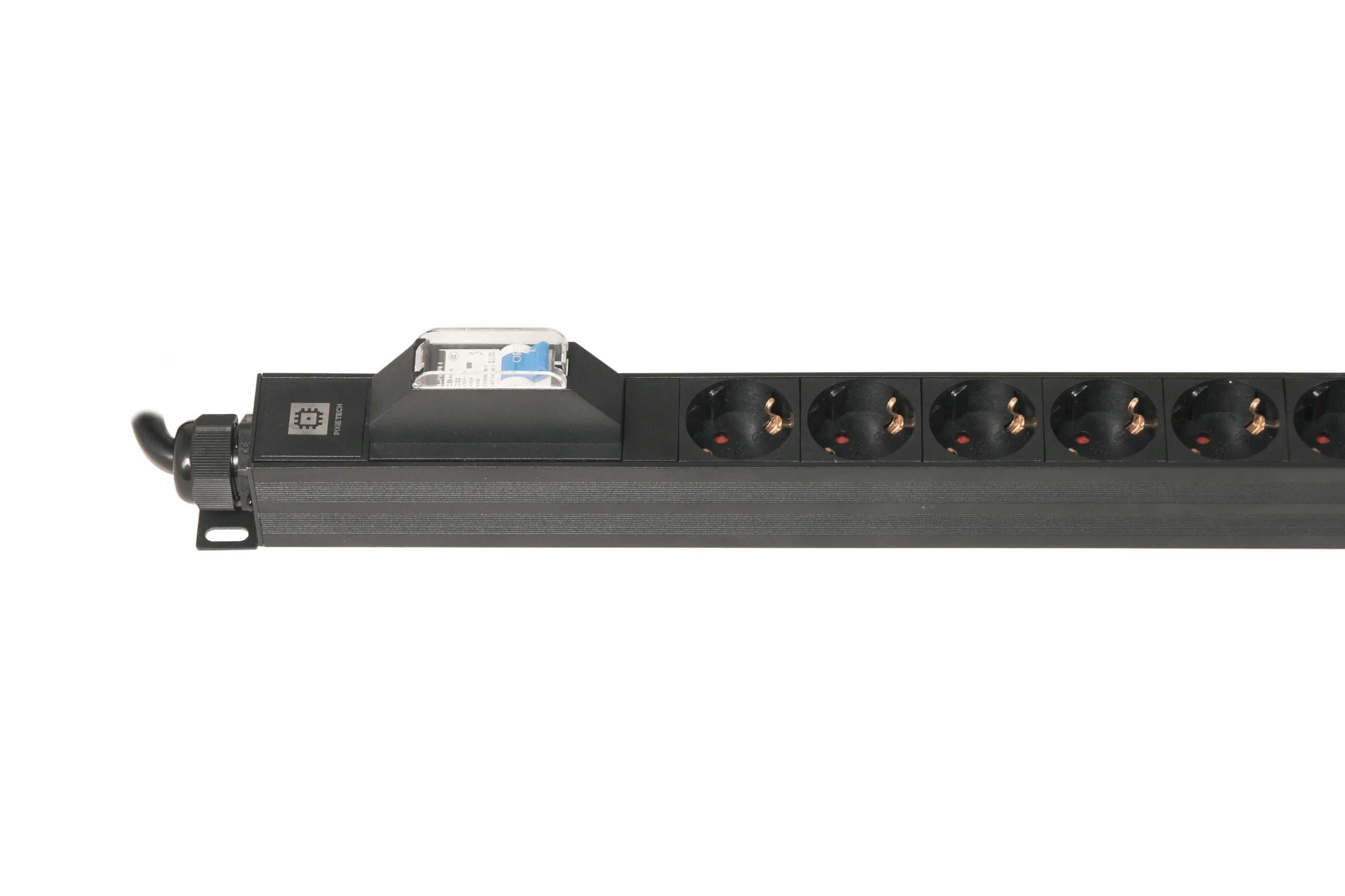 Блок электрических розеток Pixietech 32A на 30 гнезд Schuko