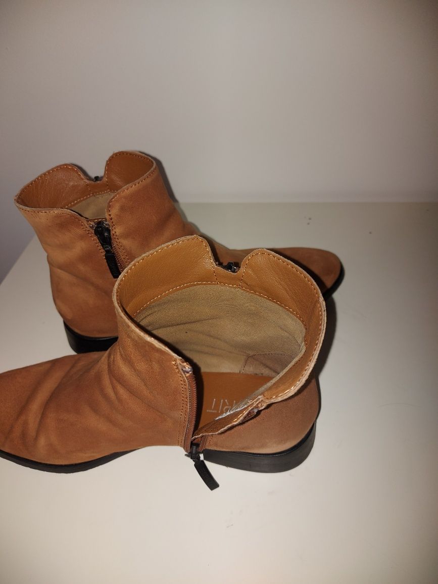 Botine esprit piele naturala