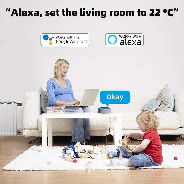 10x AWOW Tuya ZigBee 3.0 Smart  Thermostat  Radiator - PREȚ BOMBA!!!