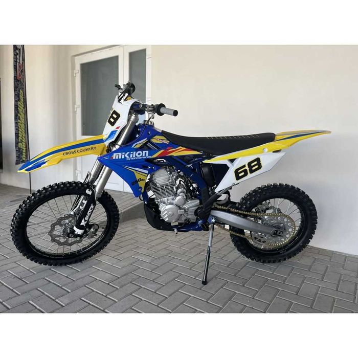 Motocicleta cross MZK Mikilon 250cc 21/18 4T benzina albastru/galben