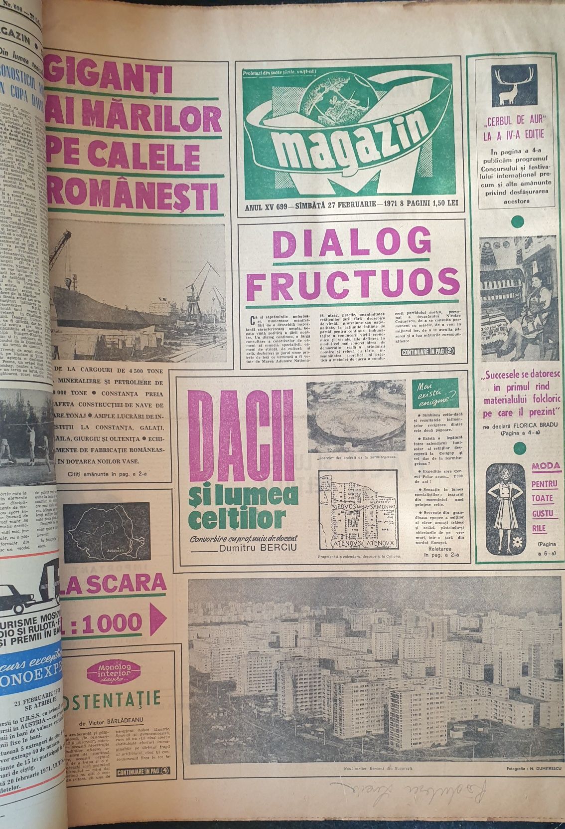 Ziare vechi de colecție- Ziarul Magazin anii 70