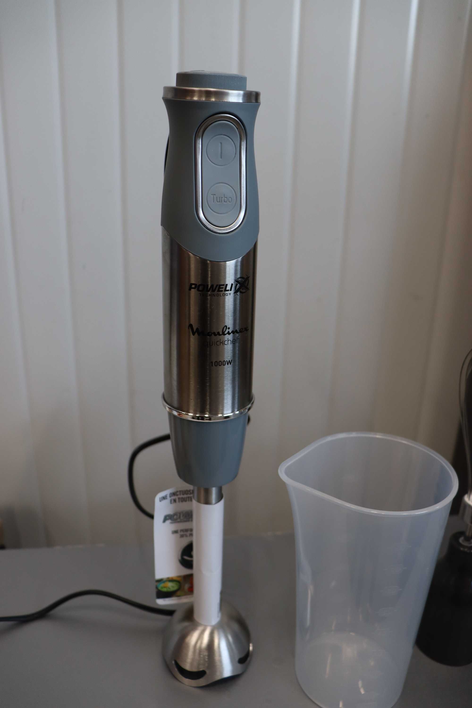 Пасатор, Блендер Moulinex QuickChef с 3 аксесоара, 10 скорости, 1000W