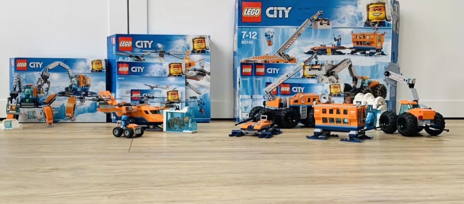 Lego City Artic 60192 , 60193 и 60195 Retired