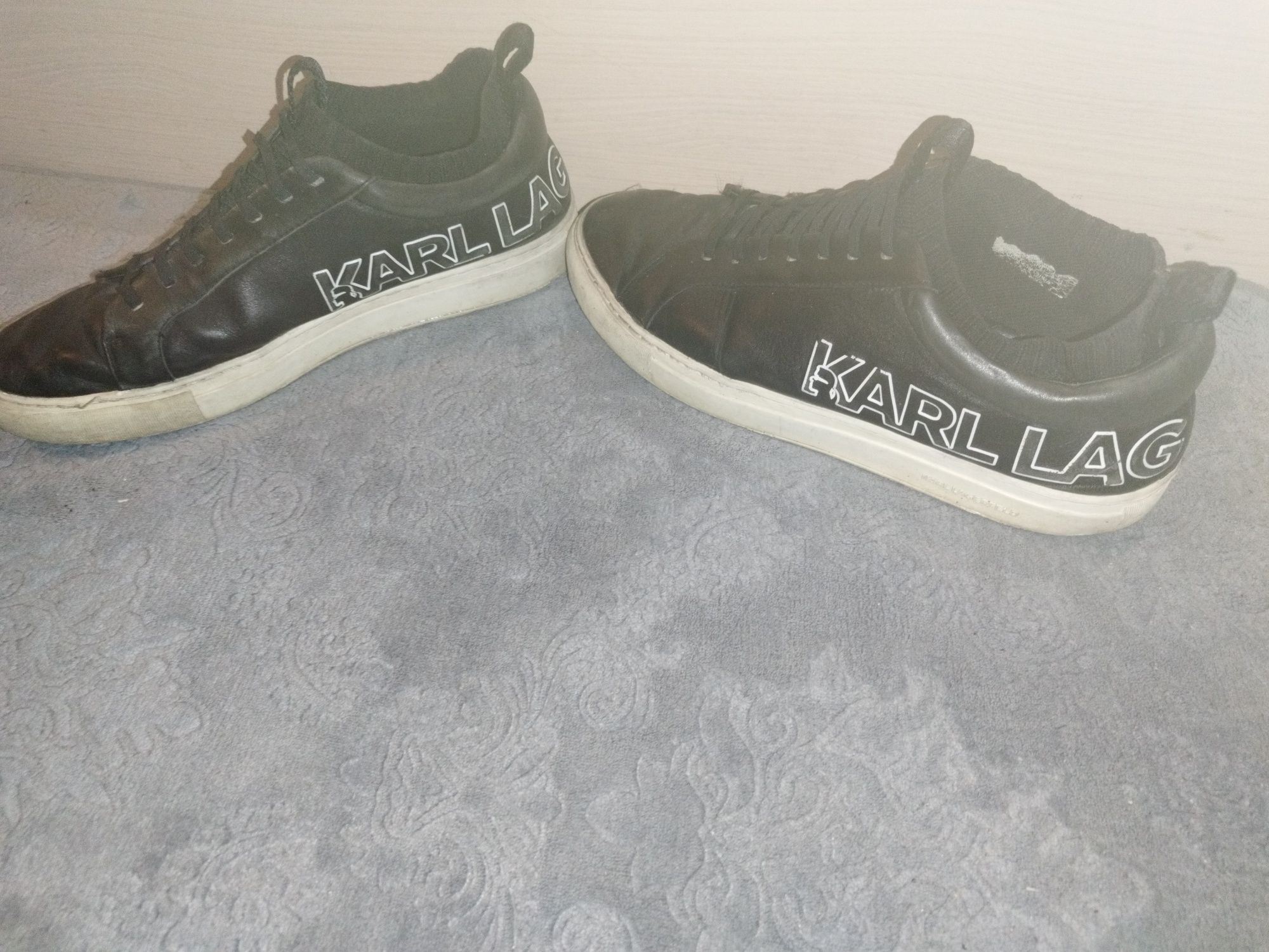 Мъжки кожени обувки Karl Lagerfeld