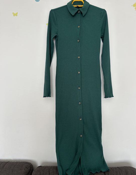 Rochie tricot Xs verde