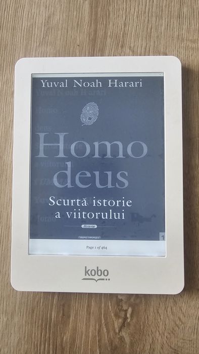 Ebook reader Kobo Glo , 5000 de cărți, wifi, iluminare, Husa