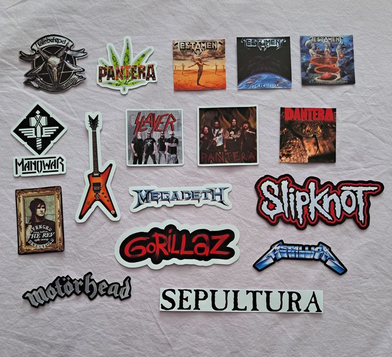 Рок/Метъл декорации за лаптоп/китара